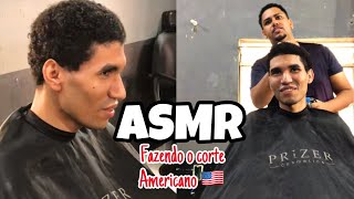 ASMR VLOG  FAZENDO O CORTE AMERICANO [upl. by Nehgaem]