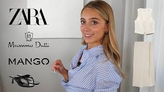 SUPER HAUL REBAJAS Y NUEVA TEMPORADA  Zara Massimo dutti mango outlet [upl. by Aketal]