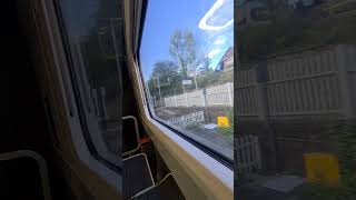 Departing Liskeard onboard 802018 in 1st class working 1G77 to Gloucester 021024 [upl. by Nims]