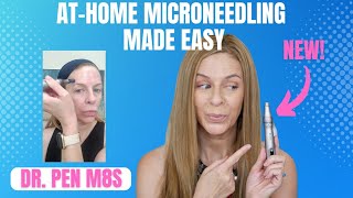 AtHome Microneedling with the UserFriendly Dr Pen M8S Pen  Review and Demo [upl. by Hannazus738]