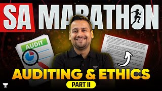 SA Audit Marathon  Sep 24  Auditing amp Ethics  CA Ankit Oberoi [upl. by Schaeffer]