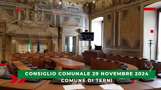 Consiglio comunale 29 novembre 2024 [upl. by Kyte380]