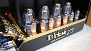 McIntosh MC275 50th Anniversary MkVI Limited Edition start up [upl. by Wurst]