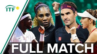 Roger FedererBelinda Bencic v Serena WilliamsFrances Tiafoe  FULL MATCH  USA v SUI  Hopman Cup [upl. by Arluene397]