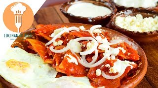 Chilaquiles Rojos Perfectos Como los Hacemos en Michoacán [upl. by Anitra]