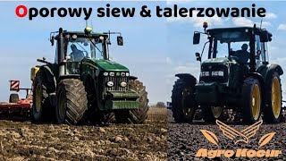 Oporowy siew oraz talerzowanie  John deere 58208530  Horsch [upl. by Rushing]