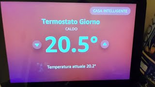 Termostato iot wifi vimar 02912 [upl. by Mandi]