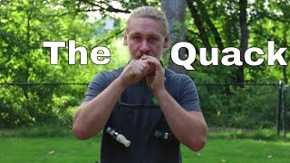 How to Blow a Duck Call The Basic Quack for Beginners [upl. by Schnell275]