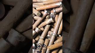 How Hitch Pins are made from Scrap Rods shorts manufacturing tractor forging pins how howto [upl. by Hepsiba]