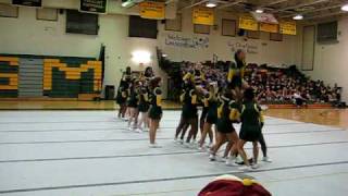 Great Mills High School fall cheerleading competition [upl. by Nimesh]