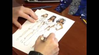 Martina McBride Backup Singer Outfits Sketch [upl. by Chrisy]