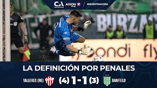 La definición por penales Talleres RE 1 4  Banfield 1 3 Octavos Duodécima edición [upl. by Eegnat]