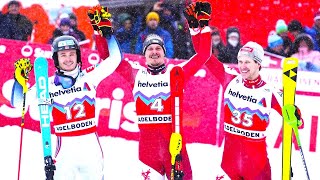 FIS Alpine Ski World Cup  Mens Slalom RUN 2  Adelboden SUI  2024 [upl. by Sixla]