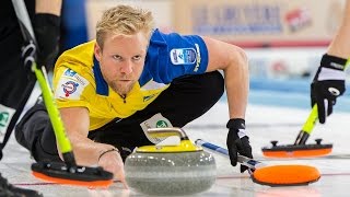 CURLING NORSWE Euro Chps 2014  Men Draw 7 [upl. by Alahc103]