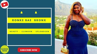 RONKE BAE BRONX 🔯 CURVY BEAUTIFUL MODELS ALLURE  FIGURE  BEAUTY  SKIN [upl. by Langelo701]