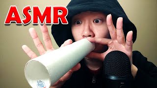 ASMR 10 Fast and Aggressive Triggers with Paper Tube [upl. by Hanford]