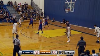 Punahou Invitational Boys Basketball Championship Punahou vs Kalaheo December 30 2014 [upl. by Delorenzo]