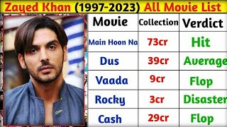 Zayed khan all movies list 19972024  Zayed Khan All Hit amp Flop Movie List [upl. by Amitaf]