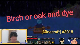 Minecraft 3018 Birch or oak and dye [upl. by Elleuqar]