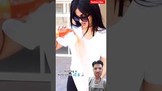 this shirt is WATERPROOF 😮💧💦🌊👕waterproof tshirt sssniperwolf reacting reaction tiktok funny [upl. by Auvil]