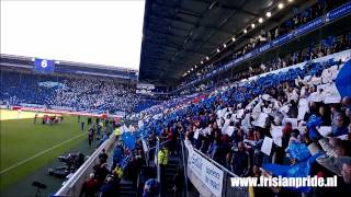 HD Opkomst en volkslied Friese derby sc Heerenveen  Cambuur 29092013 [upl. by Annoet243]