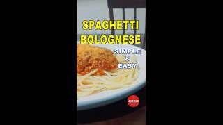 Simple Spaghetti Bolognese Recipe [upl. by Asiulairam]