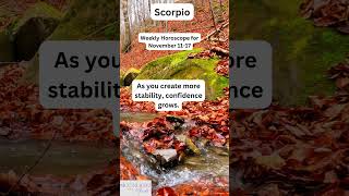 Scorpio Weekly Horoscope November 11 17 2024 [upl. by Daveta977]