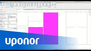 Uponor UFH Revit  How to Insert Manifold and Assign Floors [upl. by Llamaj]