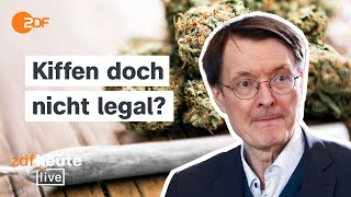 Lauterbachs CannabisGesetz im Bundesrat Warum das Projekt auf der Kippe steht  ZDFheute live [upl. by Moriyama]