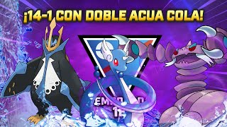 ¡141 con EMPOLEON con ALA DE ACERO y DOBLE ACUA COLA en LIGA SUPER 1500 PC  PVP GBL POKEMON GO [upl. by Chucho]