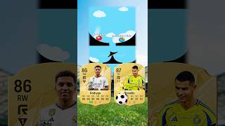 FIFA25 86Rodrygo 🆚 87Ronaldo 👀👑😱 football shorts [upl. by Ethelstan]