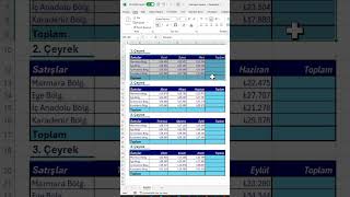 Otomatik toplam alma çalışmasayfası excel exceltips [upl. by Nongim559]