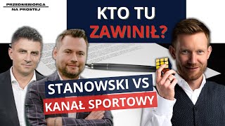 Kanał Sportowy i problemy biznesowe  jak tego uniknąć tworząc własną firmę [upl. by Cordelie]