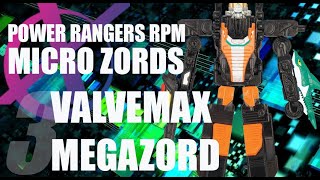 Power Rangers RPM Micro Zords reviews pt 3 Valvemax Megazord Velocimax [upl. by Niwroc]