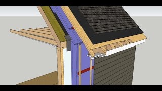 Exterior insulation retrofit walls and unvented roof [upl. by Davison]