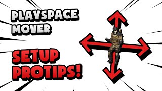 Playspace Mover Best Settings  OVR Space Drag for VRChat [upl. by Adnirual]