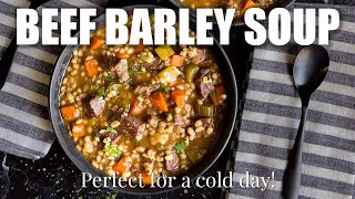 Beef Barley Soup [upl. by Felice]