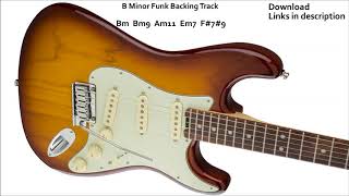 B Minor Funk Backing Track [upl. by Mazel544]