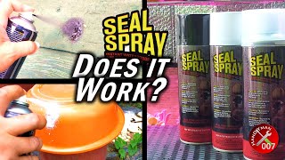 Does SealSpray Really Work FAST Seal Spray Review  Waterproof Spray Paint  Rubber Seal Spray [upl. by Faunie17]