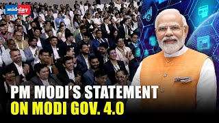 PM Modi in his address hints towards Modi Gov 40 in 2029 [upl. by Adnolohs]