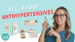 Antihypertensive Medications  ACEInhibitors  BetaBlockers  Nursing Intervention  NCLEX Tips [upl. by Kwapong]