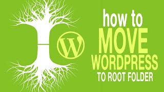 How to Move WordPress from Directory to Root  Remove Wordpress from WordPress URL [upl. by Siseneg]