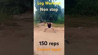 Leg exercise  cossack squat 150 reps  motivation [upl. by Issac]