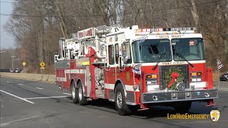 West Nyack FD 24Tanker amp 24Tower Responding [upl. by Zena]