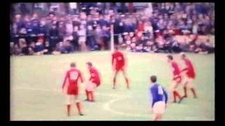 Manchester United vs Wales RARE amateur footage in colour [upl. by Gellman]