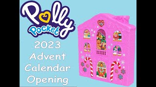 Polly Pocket 2023 Advent Calendar unboxing [upl. by Irok]