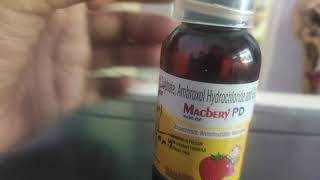 लहान मुलांच्या खोकल्यावर एकदम उपयोगी आषेध दोन दिवसात खोकला गायब Macbery PD syrup marathi [upl. by Lahsram]