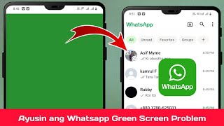 Paano Ayusin ang mga WhatsApp chat na Berde at Gray na Problema sa Screen 2024 [upl. by Yolanda]