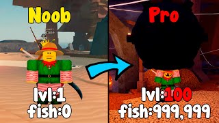 Went From Noob To Pro In Fisch Roblox [upl. by Harod918]