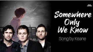 SOMEWHERE ONLY WE KNOWlyrics  Keane [upl. by Aibat51]